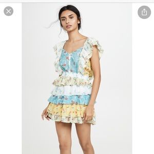 LoveShackFancy Phyllis Dress, Med